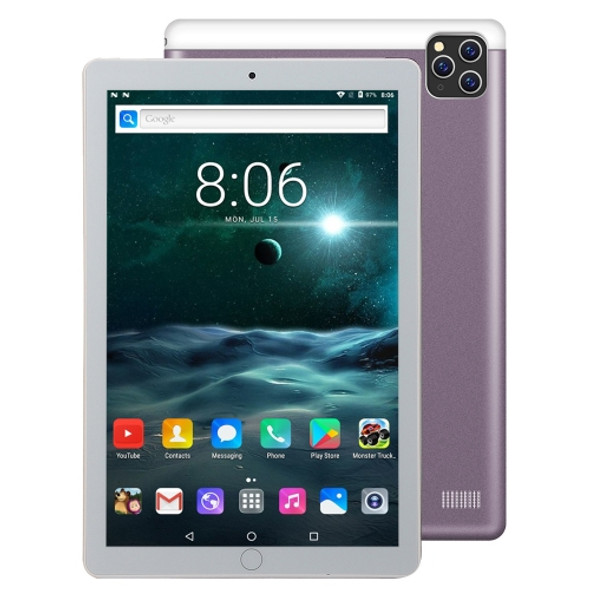 BDF A10 3G Phone Call Tablet PC, 10 inch, 1GB+16GB, Android 5.1, MTK6592&#160;Octa Core Cortex-A7, Support Dual SIM & Bluetooth & WiFi & GPS, EU Plug(Purple)