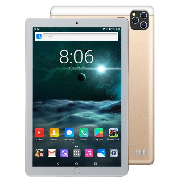 BDF A10 3G Phone Call Tablet PC, 10 inch, 1GB+16GB, Android 5.1, MTK6592&#160;Octa Core Cortex-A7, Support Dual SIM & Bluetooth & WiFi & GPS, EU Plug(Gold)