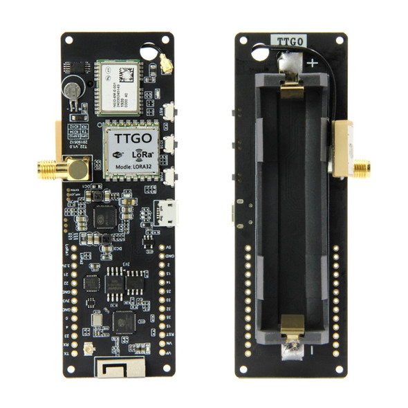 TTGO T-Beamv1.0 ESP32 Chipset Bluetooth WiFi Module 868MHz LoRa NEO-6M GPS Module with SMA Antenna, Upgraded Version