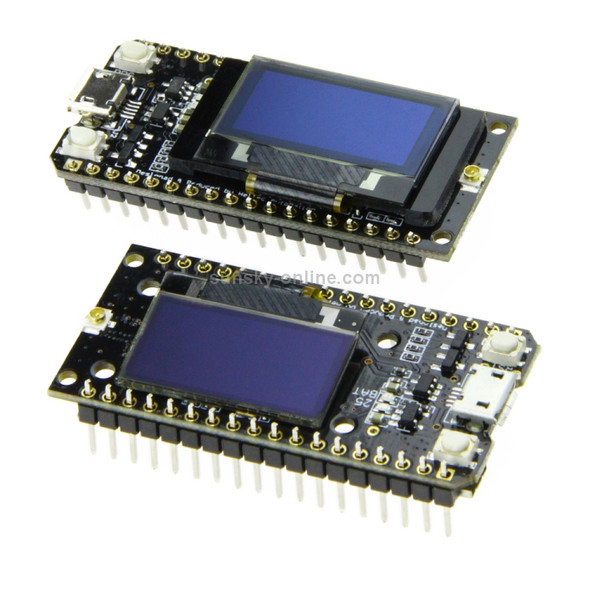 1 Pair TTGO LORA32 ESP32 LoRa OLED 0.96 inch Blue Screen Bluetooth WIFI 868MHz Discovery Board