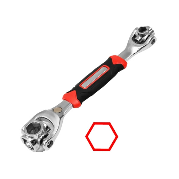 CY-0015 Multi-Function Universal Sleeve Wrench, Specification: 8-21mm  8 In 1 With Magnetic