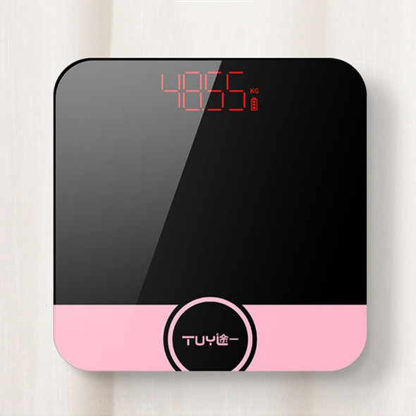 2 PCS TUY 6026 Human Body Electronic Scale Home Weight Health Scale, Size: 28x28cm(Charging Type Black)