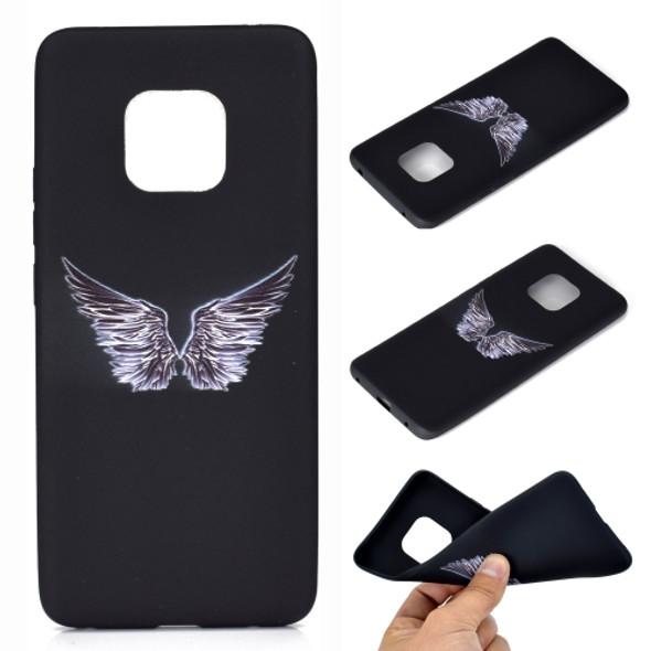 For Huawei Mate 20 Pro Shockproof Stick Figure Pattern Soft TPU Protective Case(Wing)