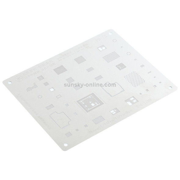 Mijing iPH-13 0.12mm BGA Reballing Stencil Planting for iPhone 11 / 11 Pro / 11 Pro Max