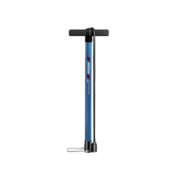 SAHOO 160psi Bicycle Floor-Standing High Pressure Pump Aluminum Alloy Woodsvalve/Schradervalve General Inflator,Size:30 X 500mm(Blue)