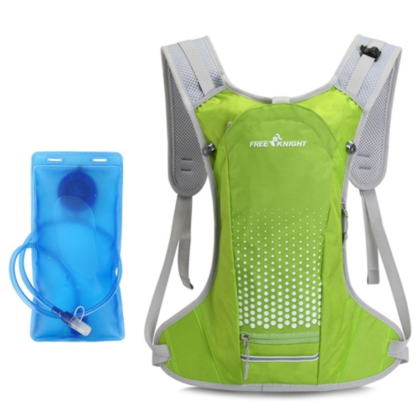 FREE KNIGHT FK0215S Outdoor Cycling Water Bag Vest Hiking Water Supply Backpack with 2L Drinking Bag(Green)