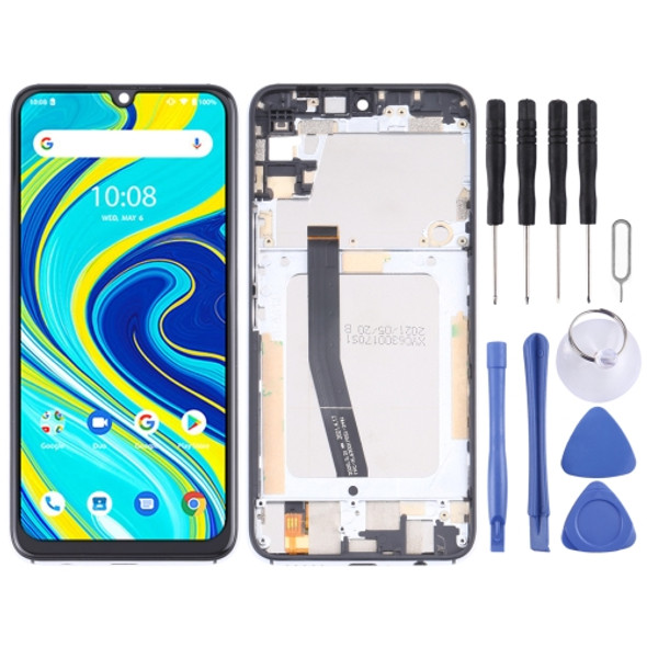 LCD Screen and Digitizer Full Assembly with Frame for UMIDIGI A7 Pro (Silver)