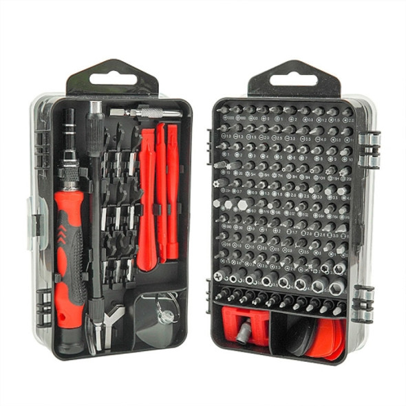 138 in 1 DIY Mobile Phone Disassembly Tool Clock Repair Multi-function Tool Screwdriver Set (Red)