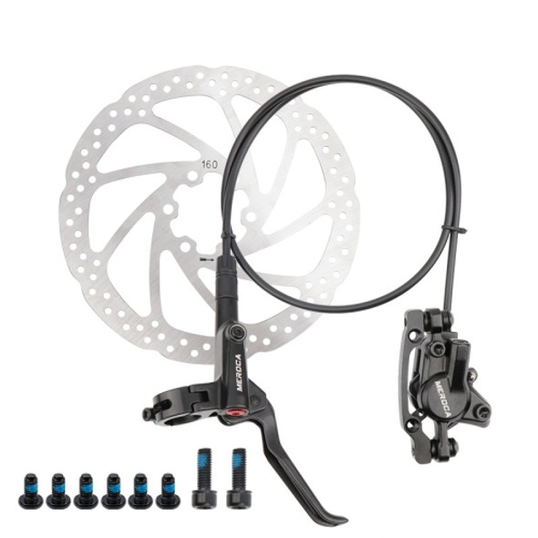 Meroca M800 Bicycle Brake Mountain Bike Universal Bilateral Brake Oil Pressure Disc Brake, Style: Right Front 800mm + Disc Brake