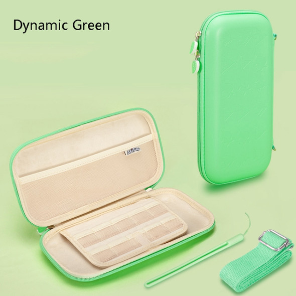 Game Console Accessories Storage Bag Hard Shell Anti-Fall Storage Protective Cover For Switch Lite(Dynamic Green)