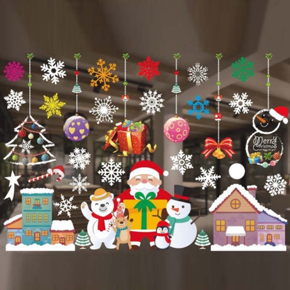 3 PCS Christmas Decoration Window Stickers Wall Stickers Shopping Mall Supermarket Window Decoration(Color A52)