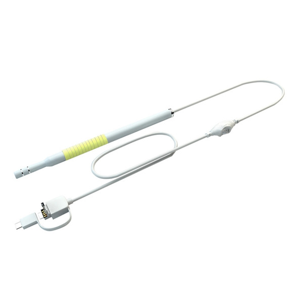 I98 1.3 Million HD Visual Earwax Clean Tool Endoscope Borescope with 6 LEDs, Lens Diameter: 5.5mm (Yellow)