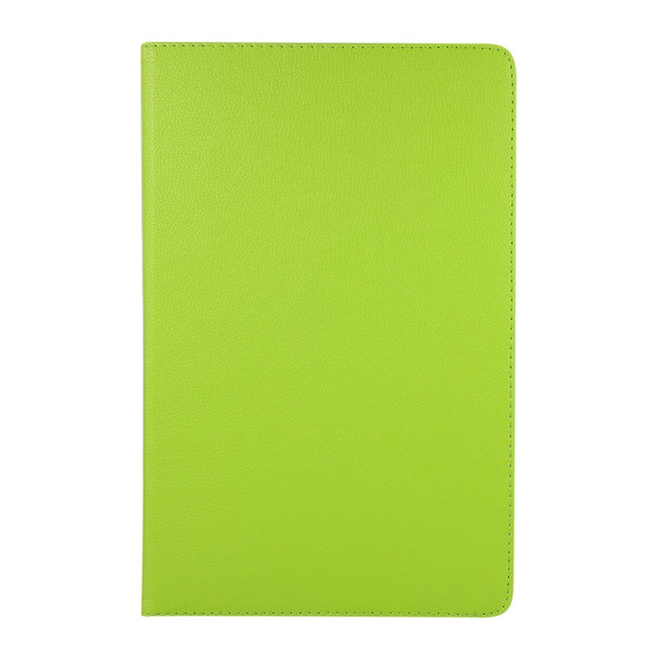 For Xiaomi Pad 5 Pro 360 Degree Rotation Litchi Texture Flip Leather Case with Holder(Green)