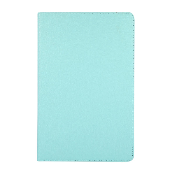 For Xiaomi Pad 5 Pro 360 Degree Rotation Litchi Texture Flip Leather Case with Holder(Sky Blue)