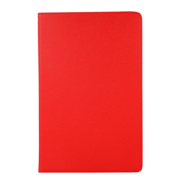 For Xiaomi Pad 5 Pro 360 Degree Rotation Litchi Texture Flip Leather Case with Holder(Red)