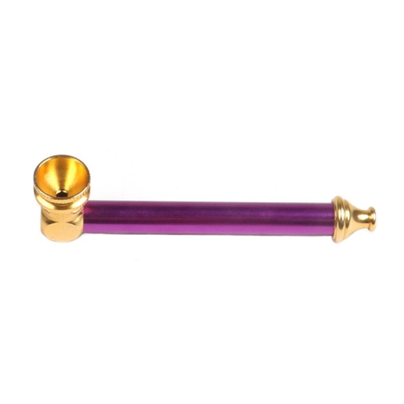 3 PCS Imitation Gold Pipe Small Copper Pipe(Purple)