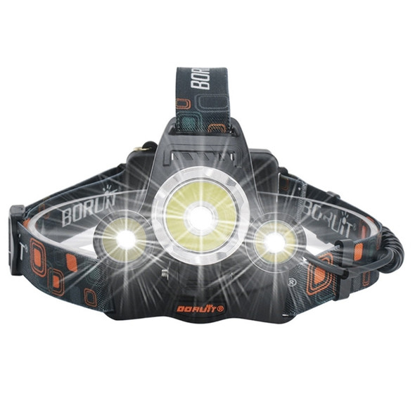 YWXLight RJ-3000 5000LM Strong Headlight USB Rechargeable Fishing Light(Headlamp)