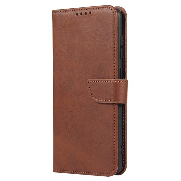 For Huawei Mate 20 Pro Calf Texture Buckle Horizontal Flip Leather Case with Holder & Card Slots & Wallet(Brown)