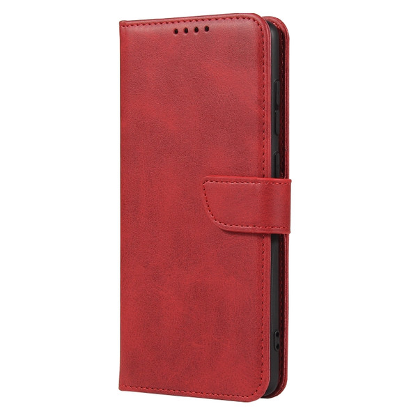 For Huawei Mate 20 Pro Calf Texture Buckle Horizontal Flip Leather Case with Holder & Card Slots & Wallet(Red)