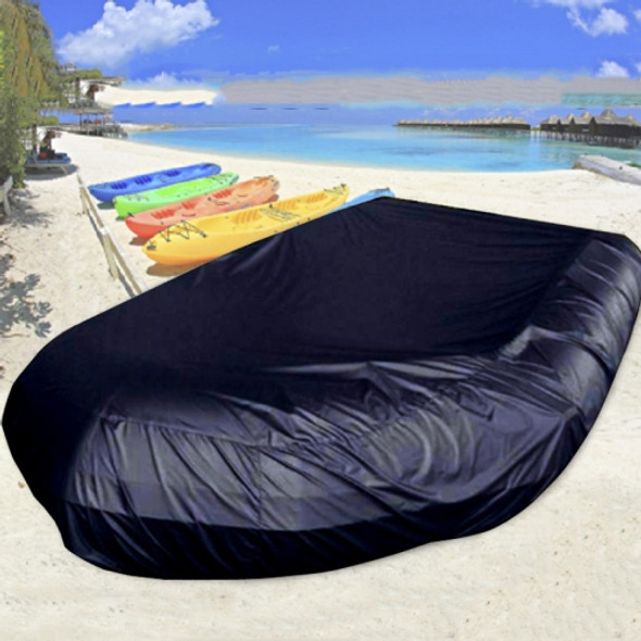 Waterproof Dust-Proof And UV-Proof Inflatable Rubber Boat Protective Cover Kayak Cover, Size: 330x94x46cm(Black)