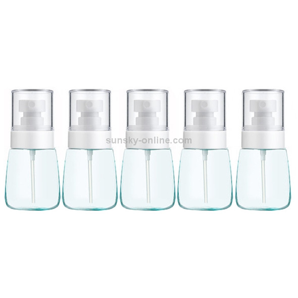 10 PCS Portable Refillable Plastic Fine Mist Perfume Spray Bottle Transparent Empty Spray Sprayer Bottle, 30ml(Blue)