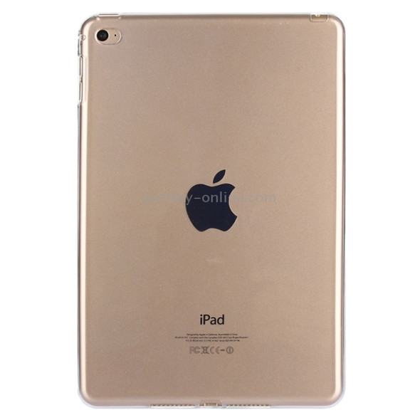 Transparent and Soft TPU Protective Case for iPad mini 4(Transparent)