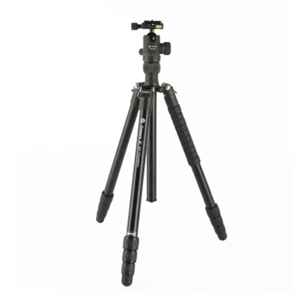 Fotopro X-go Chameleon E Collapsible Aluminum Camera Tripod  with Dual Action Ball Head