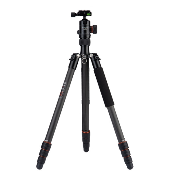 Fotopro X-go Plus E Portable Carbon Fiber Camera Tripod with Dual Action Ball Head