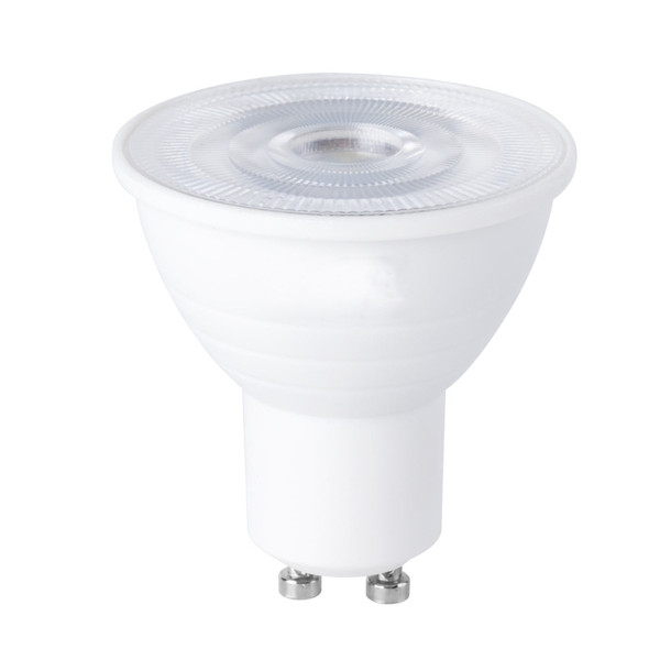 4 PCS LED Light Cup 2835 Patch Energy-Saving Bulb Plastic Clad Aluminum Light Cup, Power: 5W 6Beads(GU10 Transparent Cover (Cold Light))