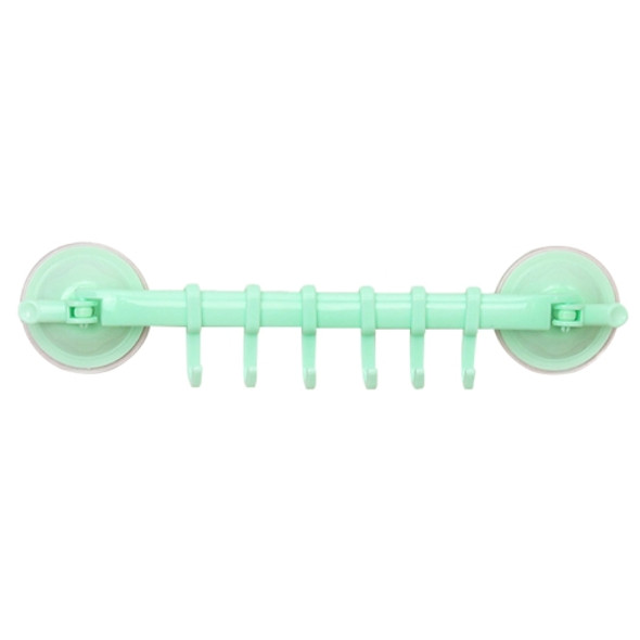 Kitchen Bathroom Wall Powerful Sucker Towel Hook Creative Wall Hanging Hook(Green)