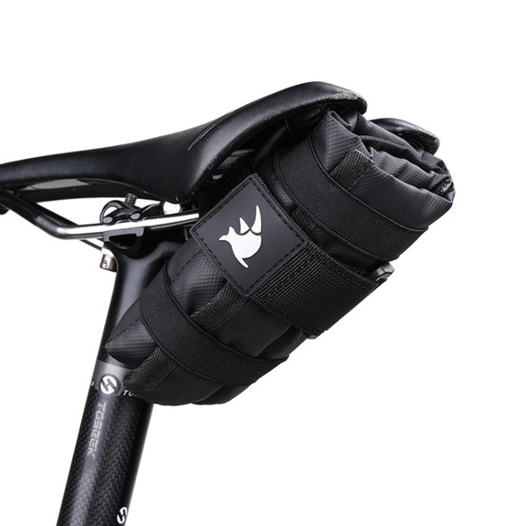 Rhinowalk RK5100 Bicycle Tools Storage Bag Mountain Bike Saddle Bag(Black)
