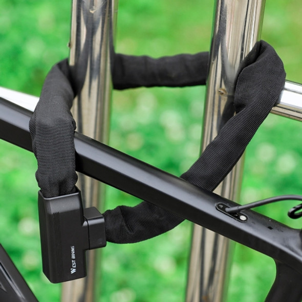 WEST BIKING YP0705064 Bicycle Chain Lock Anti-Drill Lock Core Riding Anti-Theft Lock(Black)