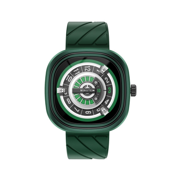 [HK Warehouse] DOOGEE DG Ares 1.32 inch LCD Screen Smart Watch, 3ATM Waterproof, Support 24 Sports Modes / Heart Rate & Blood Oxygen Monitoring(Green)