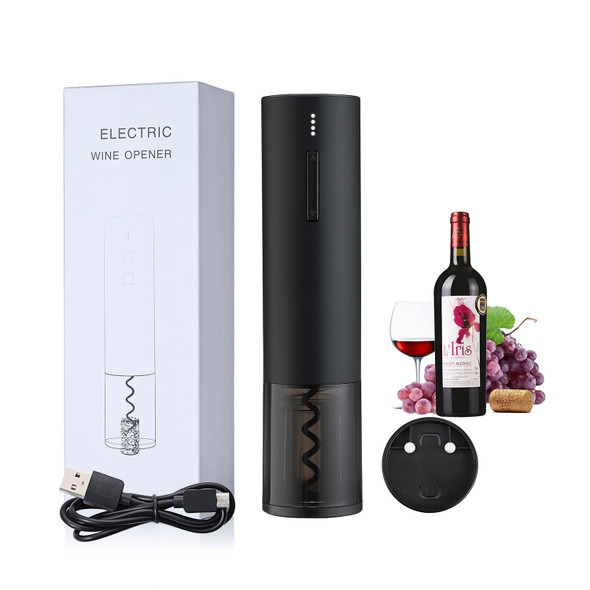 Automatic Mini Red Wine Bottle Opener Household Electric Opener(BY260 Mini Black)