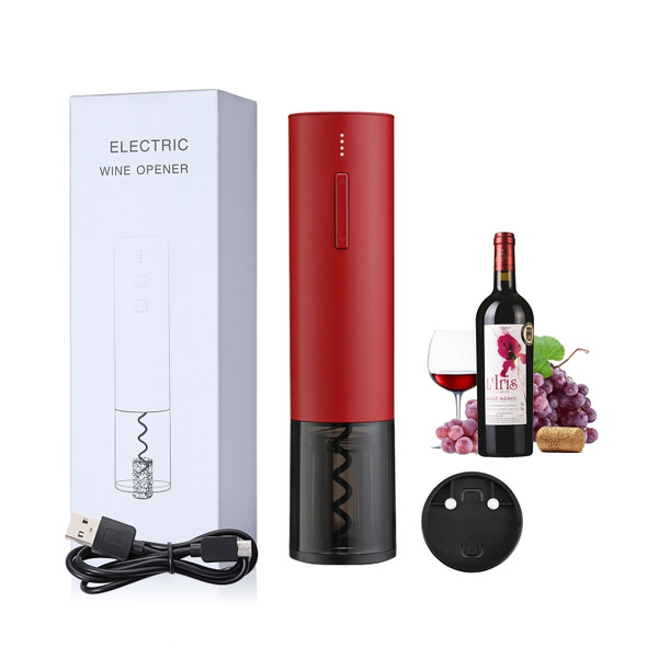 Automatic Mini Red Wine Bottle Opener Household Electric Opener(BY260 Mini Red)