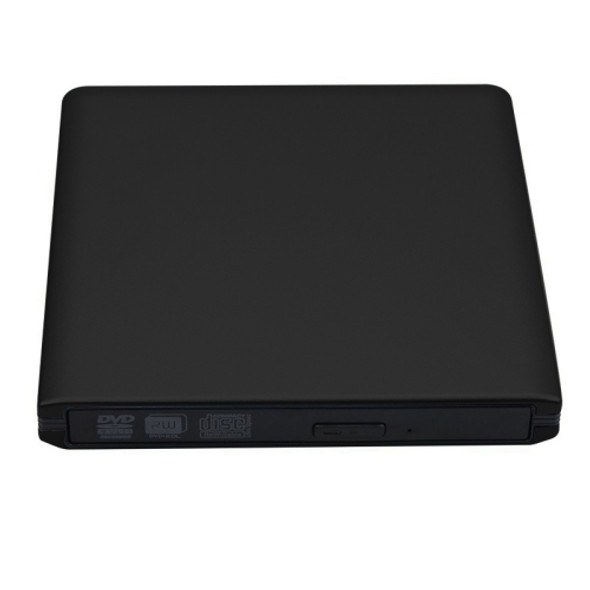 Aluminum Alloy External DVD Recorder USB3.0 Mobile External Desktop Laptop Optical Drive (Black)