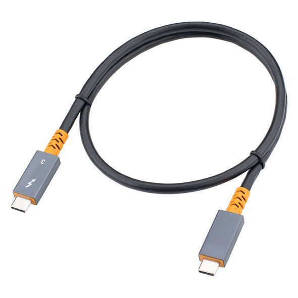 9046 100W USB-C / Type-C Male to USB-C / Type-C Male Two-color Data Cable 4K Audio Video Cable for Thunderbolt 3, Cable Length:2m