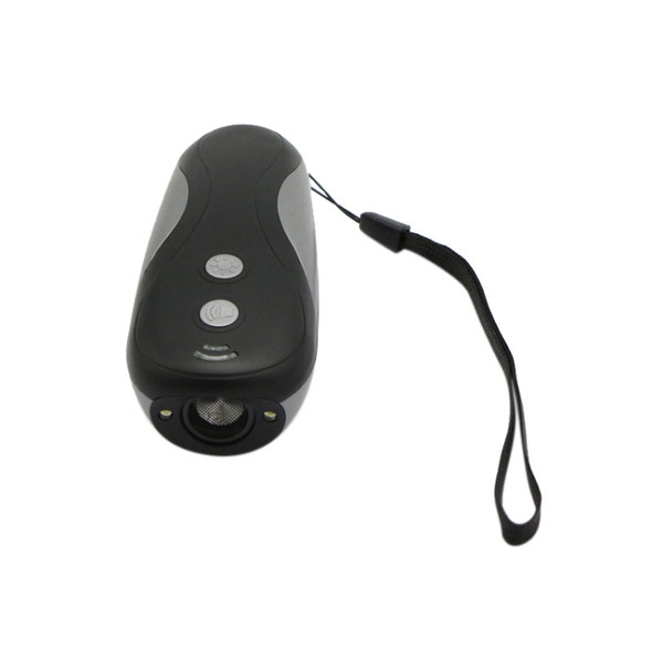 RC-533 Handheld Portable Ultrasonic Dog Repeller(Black + Silver)