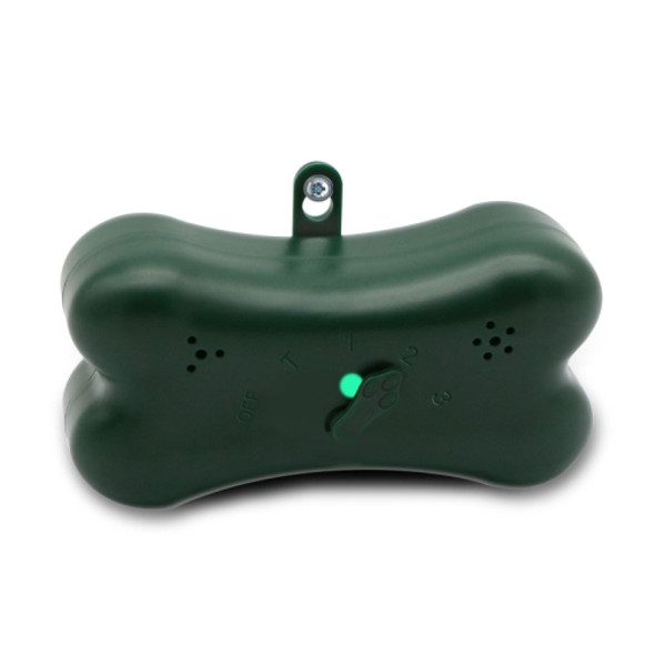 RC-518 Home Ultrasonic Dog Stop Barking Device(Dark Green)