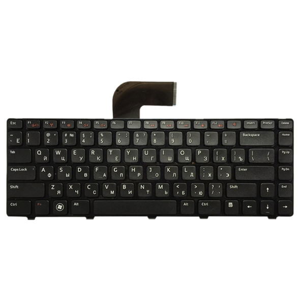 RU Keyboard for DELL Inspiron 14R N4110 M4110 N4050 M4040 N5050 M5050 M5040 N5040 3330 X501LX502L P17S P18 N4120 (Black)