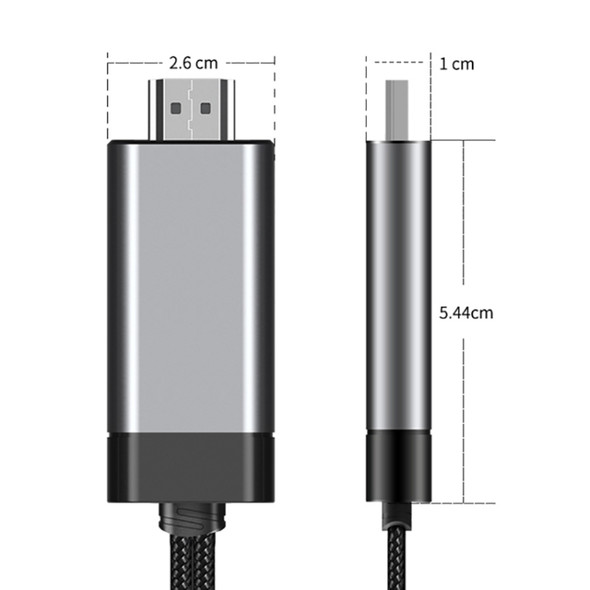 LD29 3 in 1 Micro USB + Type-C / USB-C to HD-MI + USB Andriod OS 1080P HDTV Dongle Cable, Plug and Play