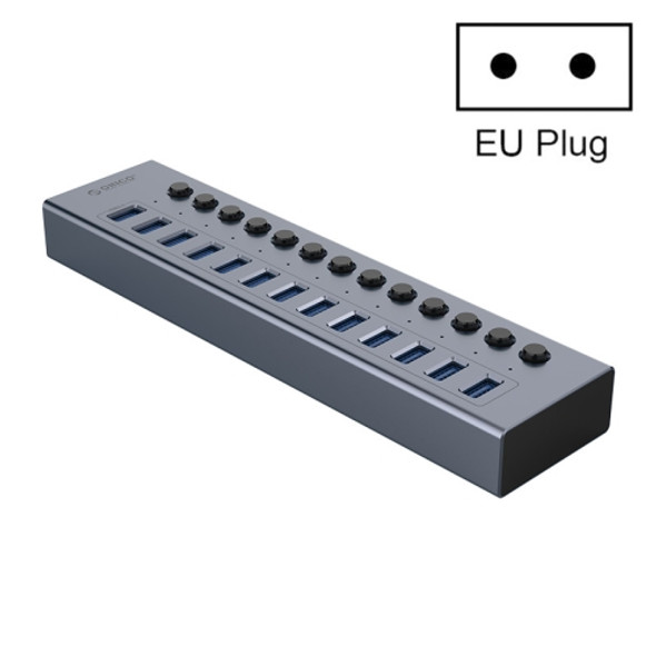 ORICO BT2U3-13AB-GY-BP Multi-Ports Individual Switches HUB, EU Plug