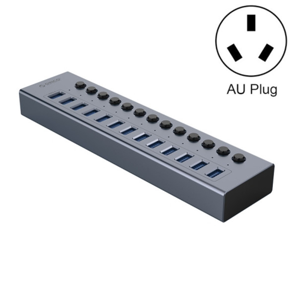 ORICO BT2U3-13AB-GY-BP Multi-Ports Individual Switches HUB, AU Plug