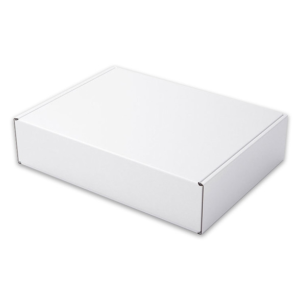 100 PCS Shipping Box Clothing Packaging Box, Color: White, Size: 32x26x4cm