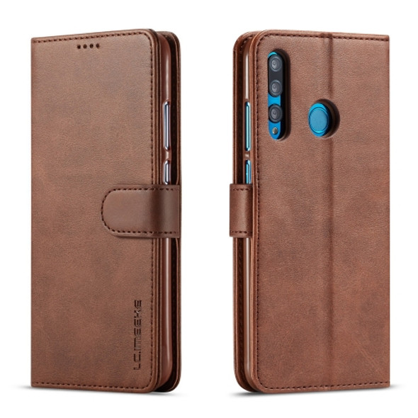 For Huawei P Smart Plus (2019) / Honor 10i / 20i / Enjoy 9s / Maimang 8 LC.IMEEKE Calf Texture Horizontal Flip Leather Case, with Holder & Card Slots & Wallet(Brown)