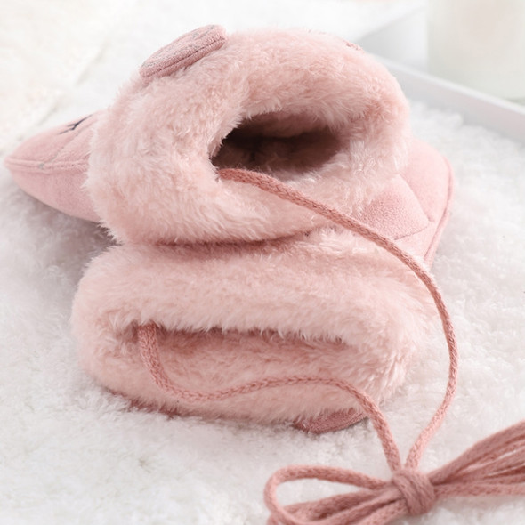 Plus Velvet Thick Warm Cute Halter Mittens Children Gloves, Baby Age:3-6 Years  Old(Rabbit Gray)