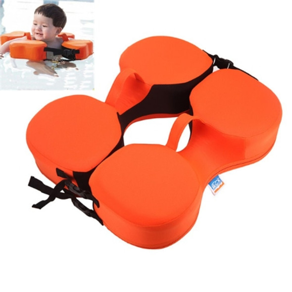 Swimming Ring Free Inflatable Children Armpit Ring Arm Ring Swimming Equipment for  0-3 Years Old Babies, Size: 39 x 16 x 10cm(Orange)