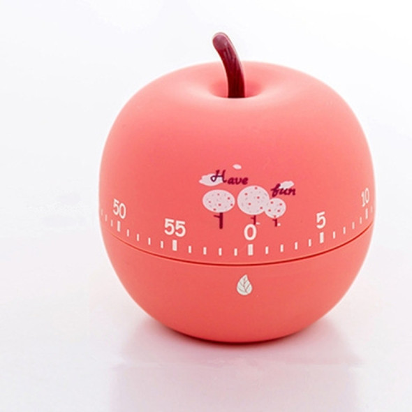 Creative Cartoon Fruit Shape Multi-Function Rotary Timer Learning Work Efficiency Time Manager(Apple)