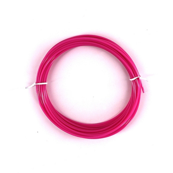 10m 1.75mm Normal Temperature PLA Cable 3D Printing Pen Consumables(Fluorescent Rose Red)