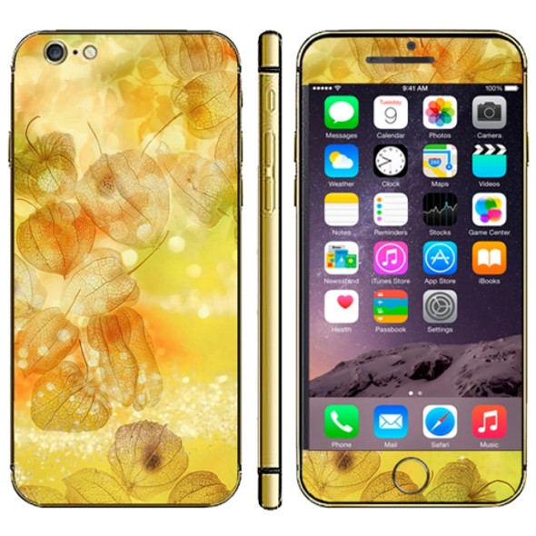 Groundcherry Herb Pattern Mobile Phone Decal Stickers for iPhone 6 & 6S